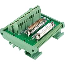 Oiyagai 2 Adattatori DB9 RS232 Maschio Con Breakout E Custodia – Connettore A Vite Per Segnale, 9 Pin