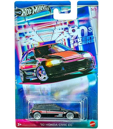 Hot Wheels 2020 Honda 2/5 - 2018 Honda Civic Type R, Black 81/250
