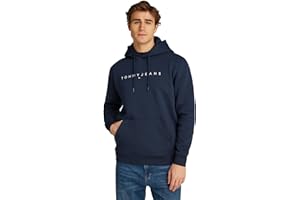 Tommy Jeans Herren TJM Reg Linear Logo Hoodie EXT Pullover-Kapuzenpulli