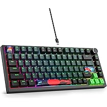 SOLIDEE Bedraad 75% mechanisch gamingtoetsenbord, hot-swap-compatibel