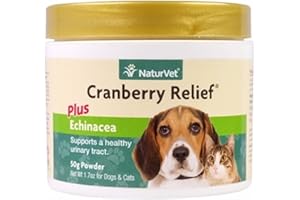 NaturVet Alivio DE ARÁNDANO Perros Gatos Remedio Infecciones Tracto Urinario 50g