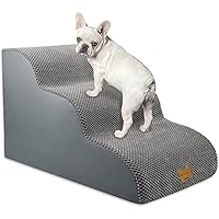 PawHut 3-in-1 Haustiertreppe – Mit Katzenhaus & Stauraum Für Bett & Sofa, Waschbar, Hellgrau