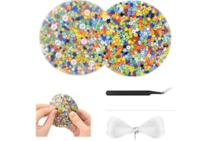 BOUBONI Picky Pad Skin Picking Fidget Toys 2er-Pack Picking Pad Skin Picking Abgewöhnen Spielzeug für ADHS Dermatillomanie Trichotillomanie Angst Stressabbau für Erwachsene Kinder (Mischfarben)