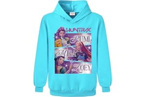 Minhuaha Hoodie Kids Cotton Hunters Girls Cartoon Hooded Pullover