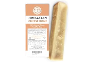Pets Purest Barres au Lait de Yak de l'Himalayan à Mâcher Large - Friandises Naturelles Os au Fromage - pour Tous Les Ages, Chiots & Les Chiens Agés - Bâtonnets de Protéines & Calcium Longue Durée