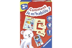 Ravensburger- Jeu Educatif - Comment Je m'habille ? - Observation, Manipulation, langage - Développement de l'autonomie - Puzzle Enfant Premier Age - Dès 2 Ans- 24031