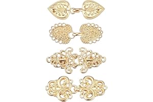 GUSXPPD 4 Pièces Clip de Cardigan, Clips Pull Vintage, Cardigan Clip, Châle Pince, Antique Écharpe Clip, Cardigan Épingle pour Femmes Filles pour Cardigans, Capes, Robes, Chemises