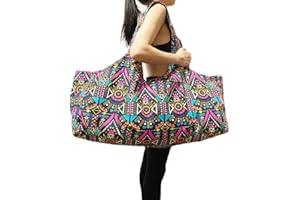 Aozora Yoga Mat Bag Large Yoga Mat Tote Sling Carrier with Pockets Fits Mats with Multi-Functional Storage Pockets Light and Durable