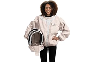 Bees & Co K74 Giacca Cotone Naturale con Cappuccio per Apicoltore