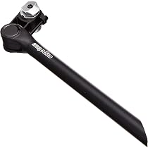 ergotec Sattelstütze Futura, 27.2 x 400, AL6061, Offset 50 mm, schwarz sand, 57450001 Sport & Freizeit