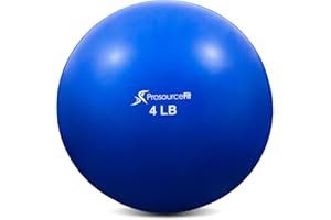 ProsourceFit Weighted Toning Exercise Balls for Pilates, Yoga, Strength Training and Physical Therapy
