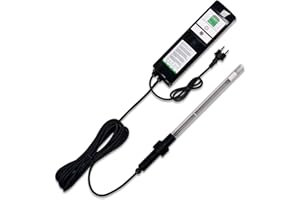 WAGNER GREEN ALLES FÜR DEN GARTENTEICH Wagner Green 40 Watt UVC Amalgam Immersion Spotlight 3-Piece Kit with Operating Hour Counter, UVC Pond Clarifier Lamp for Garden Pond Koi Pond Filter for Sterilization and Algae Killer