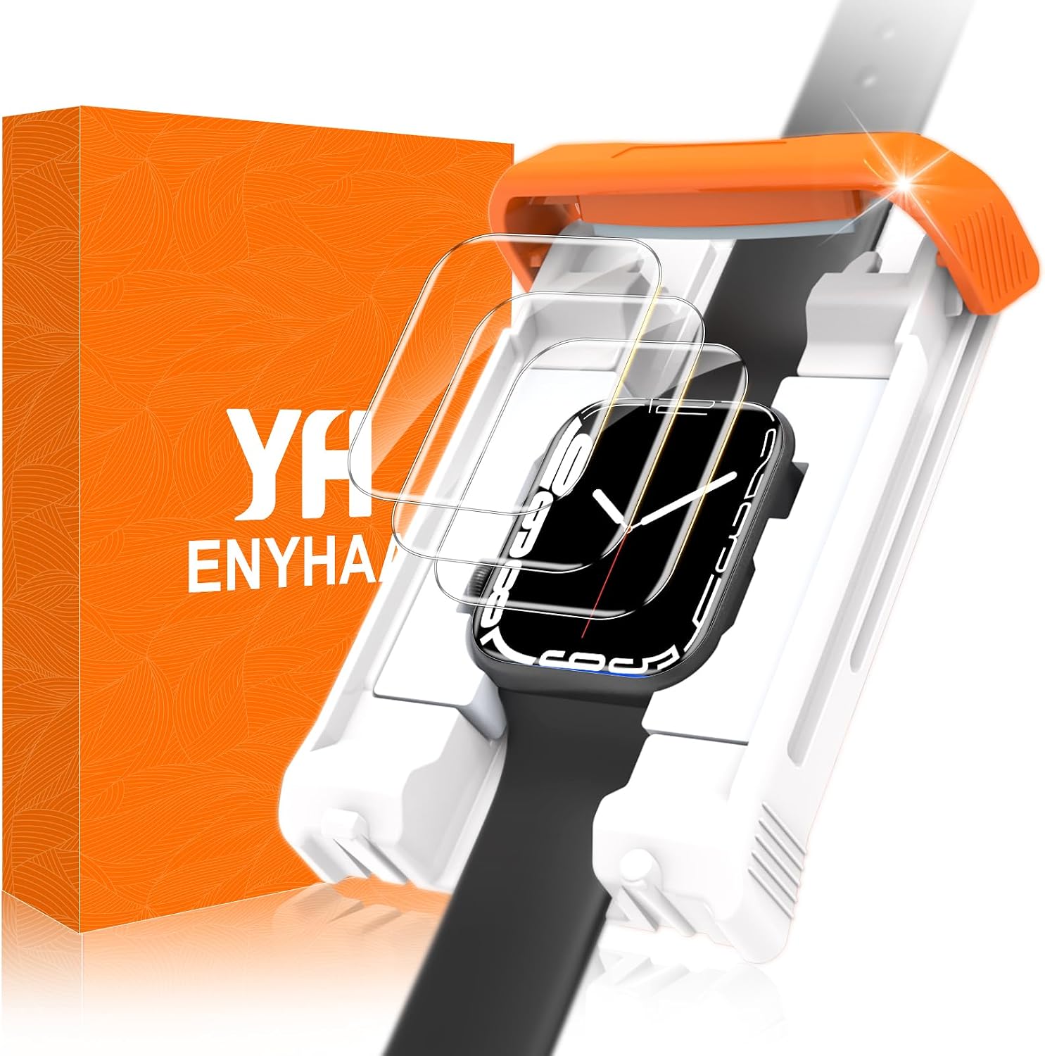 ENYHAA 3 Pack for Apple Watch Series 11/10 42 mm Screen Protector,HD Transparent, Anti Scratch, Bubble Free [Automatic Align Tech] Self-Healing Flexible EPU Film for iWatch Series 11/10 42 mm