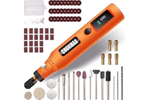 CHOKMAX Mini Multifunktionswerkzeug, 3-Gang Schleifer Kit mit 72 Zubehörteilen, Typ-C Ladung Kunsthandwerkerwerkzeug zum Gravieren, Schleifen, Polieren, Bohren, Schleifen