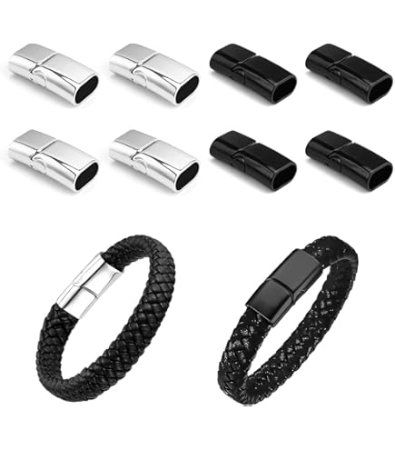 Niaciswe Fermoir Collier 24 Pièces Embout Cordon Argent Fermoir Bracelet Fermoirs Pour Bijoux