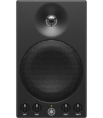 Yamaha Ms101-4 Powered Monitor Speaker, 30 Watts, Black