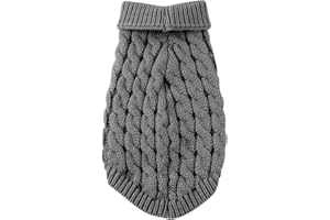 Jagowa Dog Jumpers Sweater Knitted Clothing Winter Pet Clothing Dog Sweater Jumper Clothing for Small Medium Sized Dogs Indoor Outdoor（Large Size）