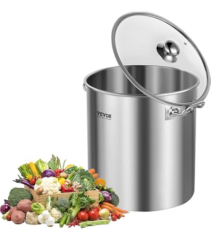 Cocotte Haute Gigant Kopf 12,5L - Inox 18/10, Ø28cm, Compatible Induction