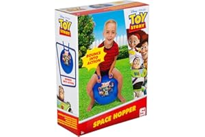 Sambro Pelota Disney Pixar Toy Story con Dos Asas para Saltar en Interiores y Exteriores, Multicolor (DTS-3416)