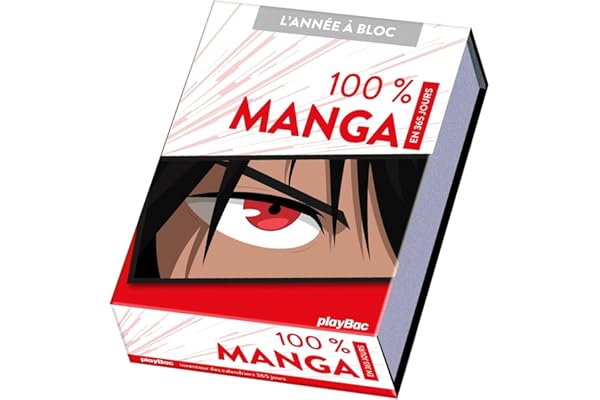 Calendrier 100% Manga en 365 jours - Année à bloc