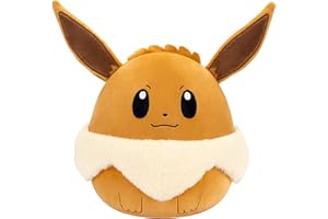 Squishmallows Original Pokémon 10-Inch Eevee - Add Eevee to your Squad, Ultrasoft Stuffed Animal Medium Plush, Official Kelly Toy Plush