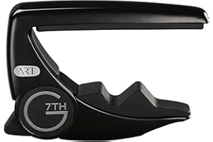 G7th Performance 3 6 String Black Guitar Capo - Groundbreaking Tension Control & Adaptive Radius Technology - The Perfect Capo for Acoustic Guitar and Electric Guitar, UK Designed Excellence