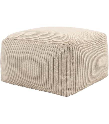 Lounge Pug®, Zitzak Fauteuil Poef, Corduroy Teal- Big Bertha Original NL