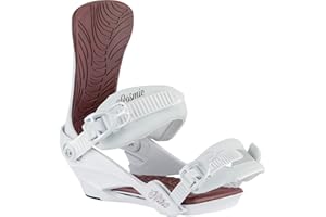 Nitro Snowboards Cosmic Fijaciones de Snowboard Nitro, Mujeres, White Pearl, S/M