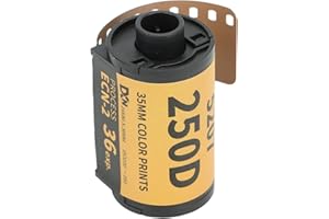 RIUULITY Color Print Film, ECN 2 Process Colour Prints Professional 200-250 Degree Light Sensitivity 35mm High Saturation for 135 Camera (36 Sheet)