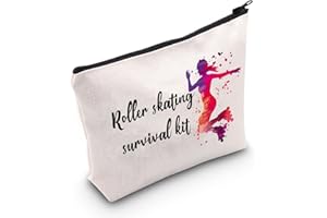 FUNYSO Roller Skater Regalo Pattinaggio Club Sacchetto Cosmetico Pattinaggio A Rullo Kit di Sopravvivenza Roller Blades Regalo, Kit di sopravvivenza pattinaggio a rotelle Uk, Grande