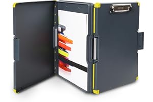 Dexas Duo Clipcase Doppelseitige Aufbewahrungsbox und Organizer, Gelb, 25,4 x 33 x 5,72 cm, 740 g