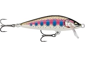 Rapala - Countdown Pesca esca Elite Construction Balsa - Attiona Acqua dolce Flowing - Profondità di nuoto 0,9 m - Taglia 4,5 cm / 3,5 g - Made in Estonia - Trota iridea dorata