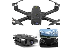KARUISRC Drone Profesional con GPS y Camara 4k Adulto,Quadcopter Drone FPV Larga Distancia Plegables,Auto Drone con Retorno Drone Follow Me Vuelo Círculo Retorno Batería Baja Modo Sin Cabeza,Menos 249g