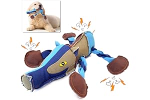 FRBYVAD Hundespielzeug Quietschend, Weihnachten Geschenke, Große Hunde Welpenspielzeug, Kauspielzeug Hund, Hunde Spielsachen, Tauziehen Interaktives Hunde Spielzeug, Hundespielzeug für Welpen, Kleine Hunde.