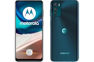 Motorola moto g42 Smartphone (6,4"-FHD+-Display, 50-MP-Kamera, 4/128 GB, 5000 mAh, Android 12), Atlantic Green, inkl. Schutzc