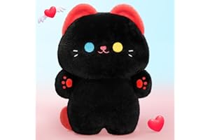 Mewaii 45 cm Pluszowa zabawka Diabeł Kot Poduszka Kawaii Zabawki dla dziewczynki Pluszowa poduszka Zwierzęta Kawaii Zabawka Poduszka Prezent 3 lata