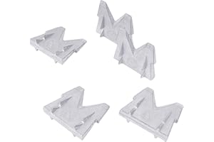 BAUSTER® Lot de 5 cales pour haches et marteaux - N° 3 (20 mm x 20 mm) - Coins en bois - Blocage - Marteau compensé - En acier - Lot de 5 cales