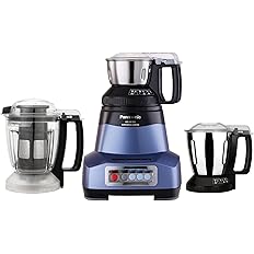 Panasonic Heavy Duty Mixer Grinder For Kitchen MX-AE387 (Lavender) Monster Series Powerful 2000W Motor | 2 Stainless Steel Mu