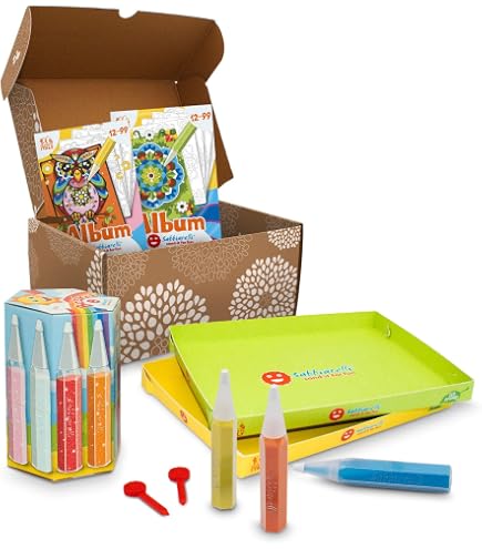 Sabbiarelli Sand-it For Fun – Box Animaux en Couleurs 5+ | Kit de Sand Art 100% Made in Italy avec Sable Coloré, Dessins Adhésifs et Accessoires | Cadeau Enfants 5-12 ans Sabbiarelli Sand-it For Fun – Box Animaux en Couleurs 5+ | Kit de Sand Art 100% Made in Italy avec Sable Coloré, Dessins Adhésifs et Accessoires | Cadeau Enfants 5-12 ans