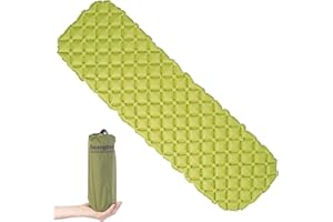 SEMPTEC URBAN SURVIVAL TECHNOLOGY Matelas Isolant ultraléger d'extérieur à gonflage Rapide - Vert [Semptec]