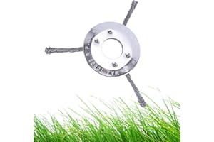 LUMOOM Stahldraht Freischneider, Unkrautbürste für Rasentrimmer, 180mm Stahldraht Rasentrimmerkopf, für Garten Effektive Moosentfernung und Unkraut (3 Köpfe)