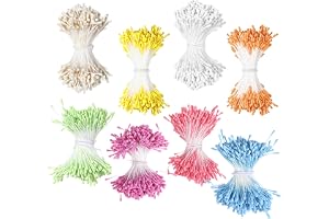 3 200 stycken piprensare blommor dammblad konstgjorda blomblad dubbla huvuden blomblad för pyssel blomstämpel piprensare för bukett set matta dammkärl för blommor tillbehör