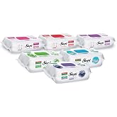 Easy Clean Y&uuml;zey Temizlik Havlusu Mendili Doğa & &Ccedil;i&ccedil;ek Serisi 6X100 Karma Paket