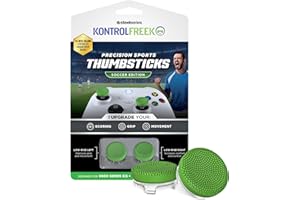 KontrolFreek Frizione per controller Xbox One e Xbox Series X - Levette ad alte prestazioni - 2 concave - Verde e Bianco