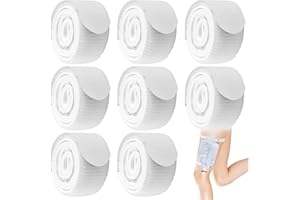 GAOUTO 8 soportes para bolsas de piernas, correas para catéter, correas de fijación para catéter, cinta de fijación para catéter, soporte para catéter, dispositivo de estabilización para fijación de catéter