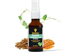 ‎BEE & YOU Bee&You Propolis Halsspray mit Honig (6%) 30 ml (Wohltuende Zusammenmischung, Fairer Handel, Natürliche & kontrollierte Zutaten)