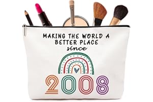 16th Birthday Gifts Girl Makeup Bag-VivaJoy Presents for Girls 16th Birthday Gifts Rainbow Cosmetic Bags, Funny 16th Birthday Gift for Girls, 16th Birthday Ideas Gifts (2008)