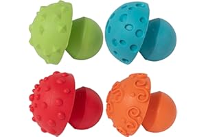 READY 2 LEARN Paint and Clay Mushroom Stampers | Set of 4 | Ages 2+ | Easy to Grip Art and Craft Tools for Kids | DIY Patterns and Textures