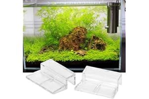 PSSOPP 20Pcs Aquarium Glass Cover Clip Acrylic Holder Support Clamp Accessory for Aquarium Fish Tank(10mm)