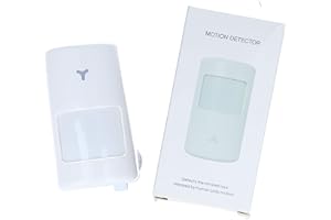 HOM-IO LA TUA SMART HOME Hom-io | Rilevatore di Movimento PIR Radio Motion Detector, Sensore Movimento Infrarosso PIR per Rilevazione Movimento fino a 7m, Accessorio Omni Alarm Hom-io